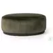 Sinclair Surrey Olive Large Round Ottoman