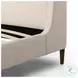 Potter Dover Crescent Performance Fabric Twin Upholstered Bed