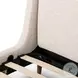 Potter Dover Crescent Performance Fabric Twin Upholstered Bed