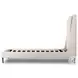 Potter Dover Crescent Performance Fabric Twin Upholstered Bed