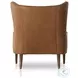 Marlow Palermo Cognac Leather Wing Chair