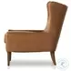Marlow Palermo Cognac Leather Wing Chair