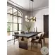 Brennan Worn Black Dining Room Set
