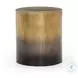 Cameron Ombre Antique Brass End Table