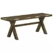 Alston Knotty Nutmeg Trestle Bench
