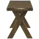 Alston Knotty Nutmeg Trestle Bench