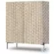 Raffael Carved Stonewash Grey Mango 2 Door Bar Cabinet