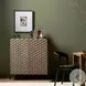 Raffael Carved Stonewash Grey Mango 2 Door Bar Cabinet
