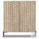 Raffael Carved Stonewash Grey Mango 2 Door Bar Cabinet