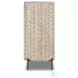 Raffael Carved Stonewash Grey Mango 2 Door Bar Cabinet