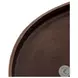 Schmidt Antique Rust Round Accent Table