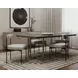 Seneca Polo Club Stone Fabric Dining Chair Set of 2