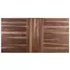 Spring Creek Natural Walnut and Espresso Extendable Dining Table