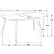 Redbridge Natural Walnut Extendable Dining Table