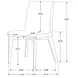 Redbridge Light Grey Dining Chair Set of 2