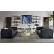 Eiffel Black 60" Short Bookcase