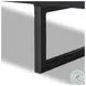 Carmel Black Wash 4 Door Sideboard