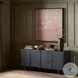 Carmel Black Wash 4 Door Sideboard
