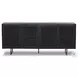 Carmel Black Wash 4 Door Sideboard