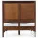 Sydney Brown Wash Twin Upholstered Bed