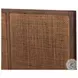 Sydney Brown Wash Twin Upholstered Bed