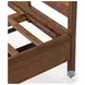 Sydney Brown Wash Twin Upholstered Bed