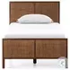 Sydney Brown Wash Twin Upholstered Bed