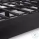 Sydney Black Wash and Black Cane King Upholstered Bed