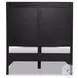 Sydney Black Wash and Black Cane Twin Upholstered Bed