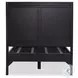 Sydney Black Wash and Black Cane Twin Upholstered Bed