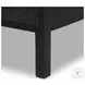 Sydney Black Wash and Black Cane Twin Upholstered Bed