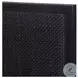 Sydney Black Wash and Black Cane Twin Upholstered Bed