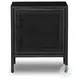 Sydney Black Wash and Black Cane Right 1 Door Nightstand