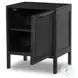 Sydney Black Wash and Black Cane Right 1 Door Nightstand