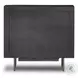 Carmel Black Wash Small 2 Door Cabinet