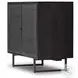 Carmel Black Wash Small 2 Door Cabinet