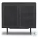 Carmel Black Wash Small 2 Door Cabinet