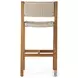 Delano Natural Teak Outdoor Bar Stool