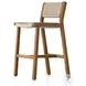 Delano Natural Teak Outdoor Bar Stool