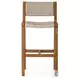 Delano Natural Teak Outdoor Bar Stool