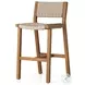 Delano Natural Teak Outdoor Bar Stool