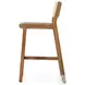 Delano Natural Teak Outdoor Bar Stool