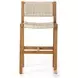 Delano Natural Teak Outdoor Counter Height Stool