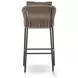 Porto Ellor Brown Outdoor Bar Stool