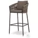 Porto Ellor Brown Outdoor Bar Stool
