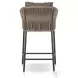 Porto Ellor Brown Outdoor Counter Height Stool
