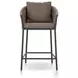 Porto Ellor Brown Outdoor Counter Height Stool