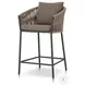Porto Ellor Brown Outdoor Counter Height Stool