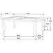 Coleman Rustic Golden Brown Rectangular Dining Table