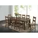 Coleman Rustic Golden Brown Rectangular Dining Table